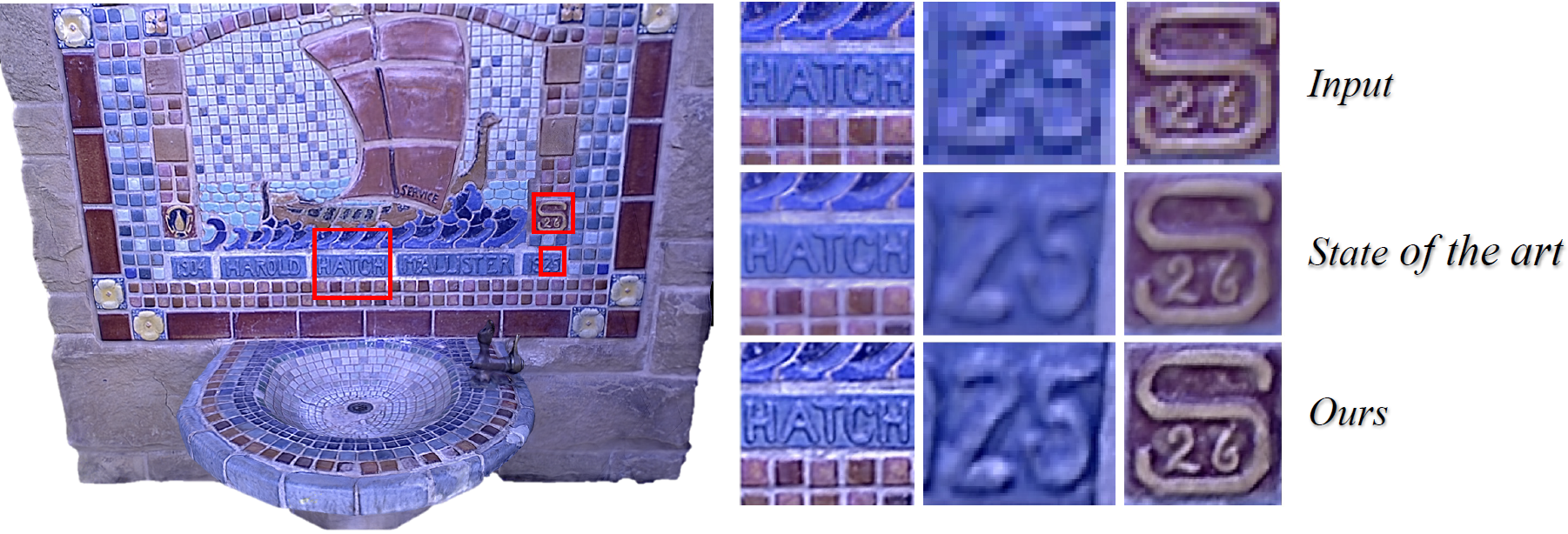 Learned multi-view Texture Super-Resolution